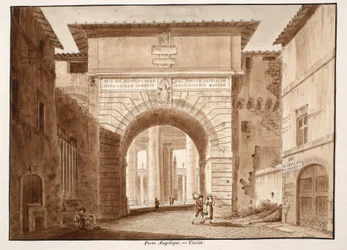 Die Porta Angelica - Cassia, 1833